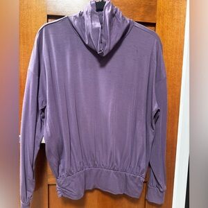 Garnet Hill Lavender Relaxed Turtleneck